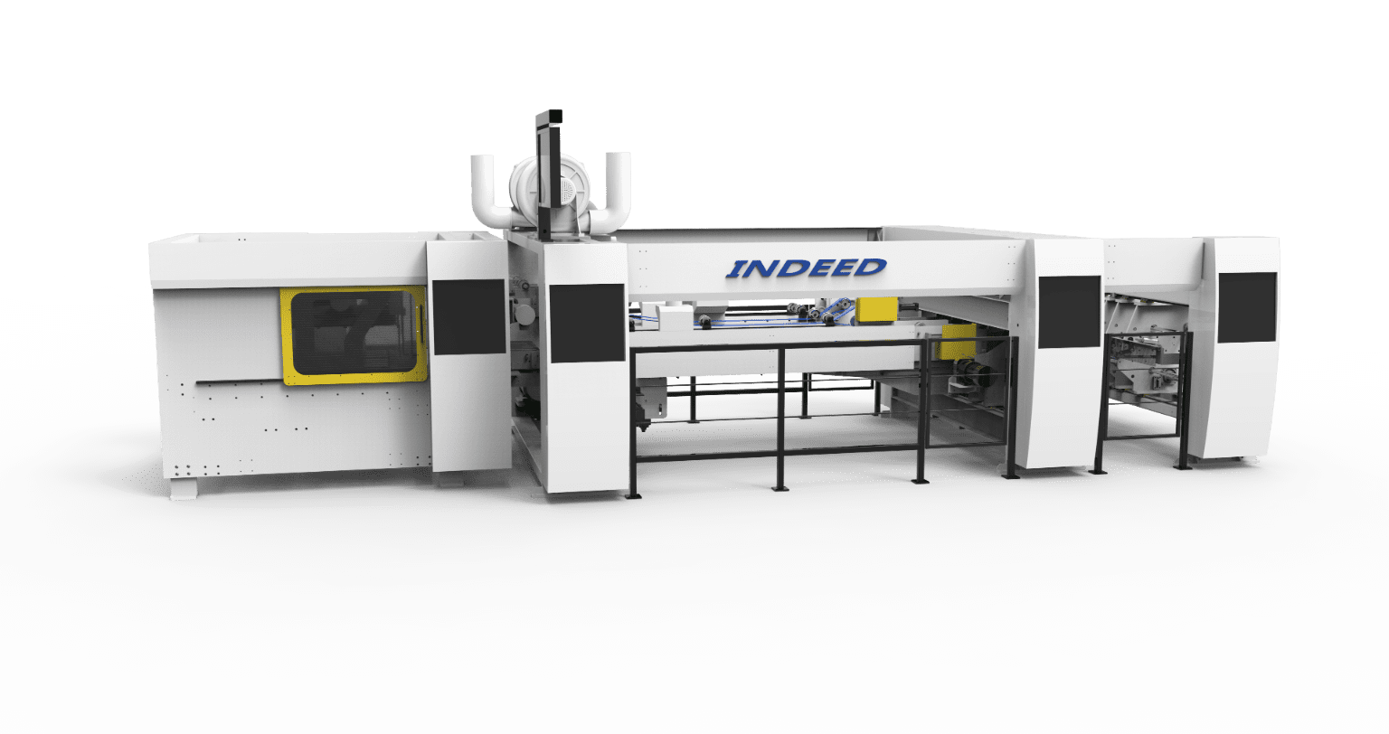 folder gluer machine downward miniline four folding arm type ff kunshan indeed