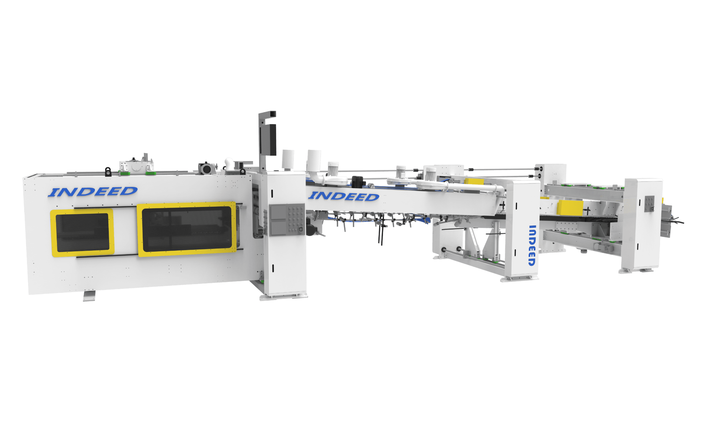 folder gluer machine indeed downward full servo ejector type